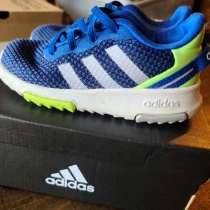 Adidas, blue and green, Size 9K